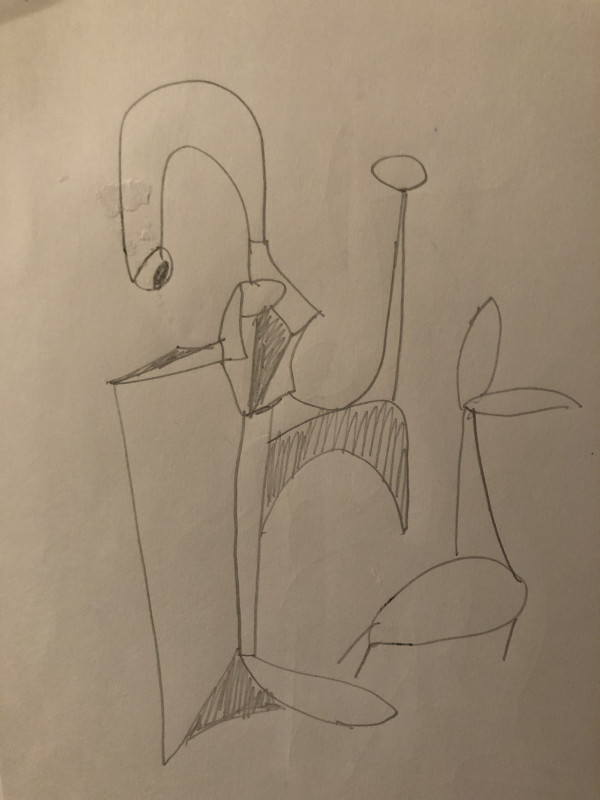 Untitled Pencil Sketch by Craig Moran