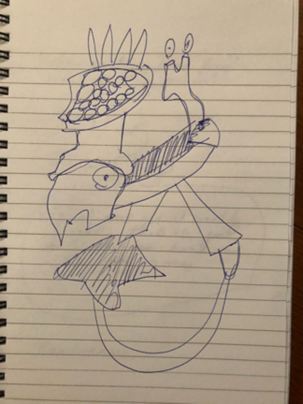 Untitled Pen Sketch by Craig Moran