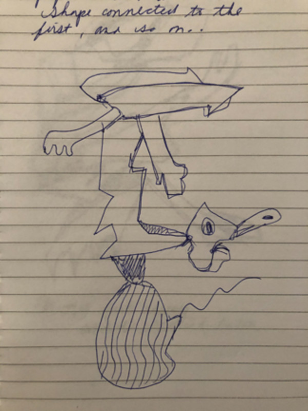 Untitled Pen Sketch by Craig Moran