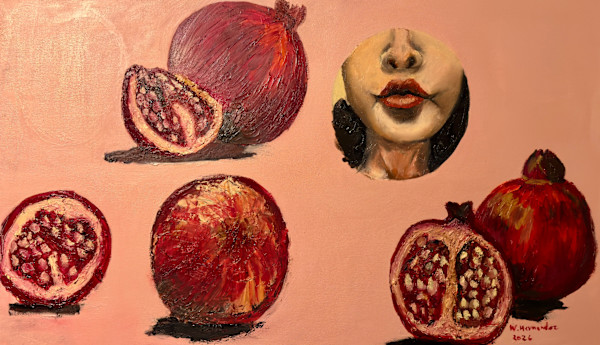 Gigi’s Pomegranates by Will Hernandez, Image 1.