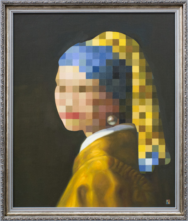 Girl with a pearl earring by André Schulze
