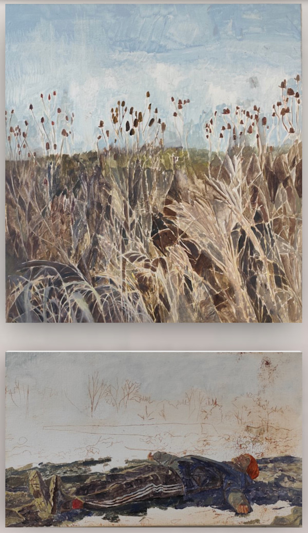 Auf der Suche nach der Verlorenen Zeit I & II (Diptychon) by Mollie Campbell, Image 3.
