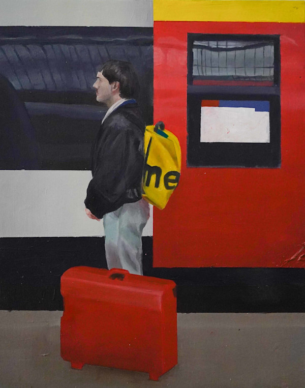 Man and Train by Mollie Campbell