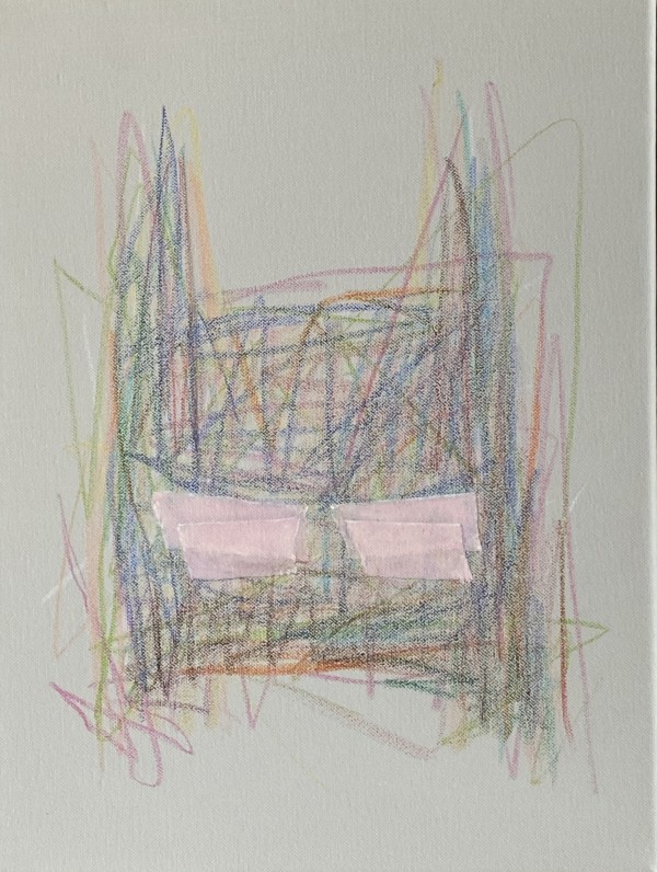 Maske 4 (-Buntstift-) by Sebastian Herzau