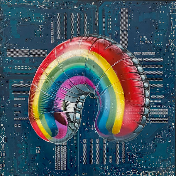 Inflatable Rainbow by Philipp Alexander Schäfer