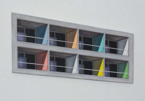 Colored Balcony II by Tobias Stutz