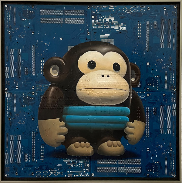 Inflatable Monkey by Philipp Alexander Schäfer