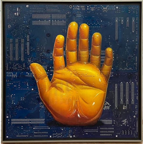 Inflatable Hand by Philipp Alexander Schäfer