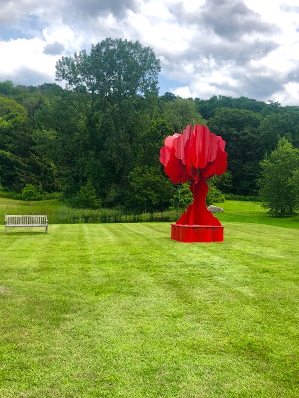Red Dancing Cloud Tree by Ruth Aizuss Migdal