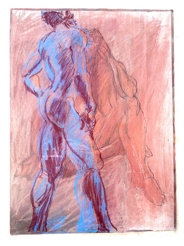 Blue Figure #28 by Ruth Aizuss Migdal, Image 18.