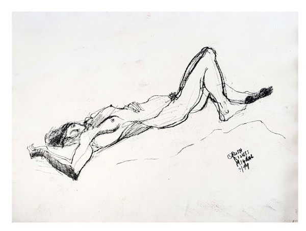 Sleeping Figure #41 by Ruth Aizuss Migdal, Image 8.