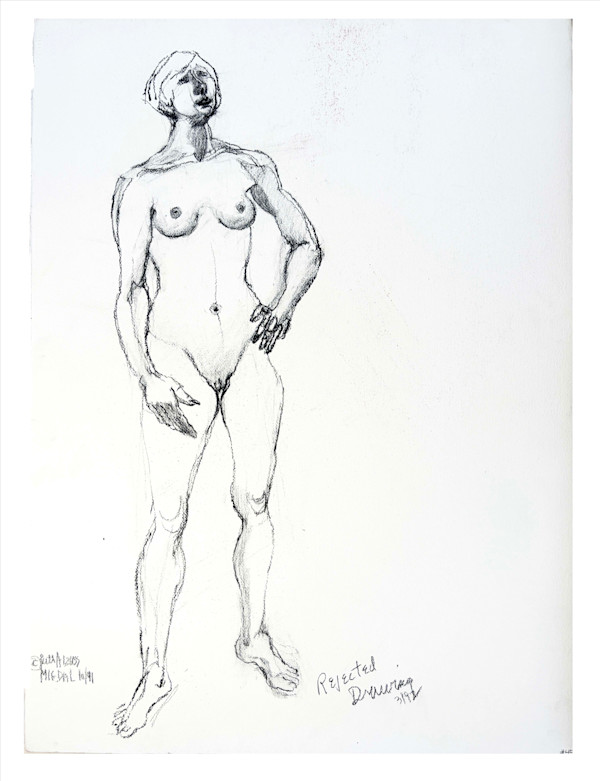 Double Side Drawing #45 by Ruth Aizuss Migdal, Image 15.
