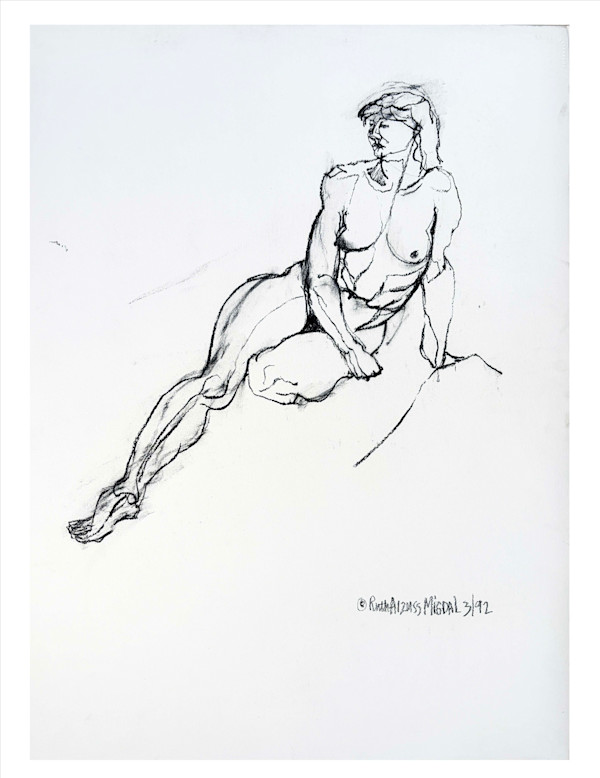 Double Side Drawing #45 by Ruth Aizuss Migdal, Image 17.