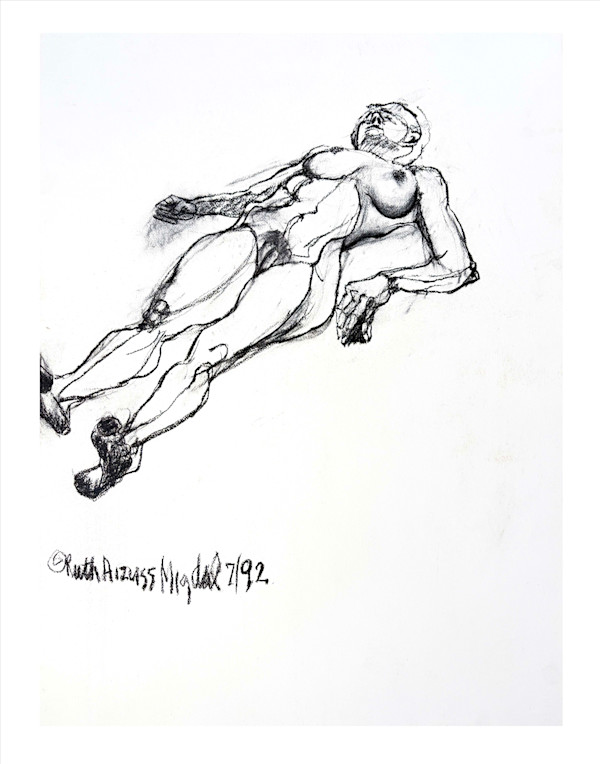 Laying Woman by Ruth Aizuss Migdal