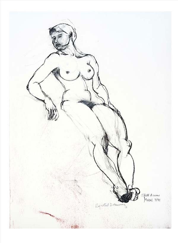 Double Sided Drawing #59 by Ruth Aizuss Migdal