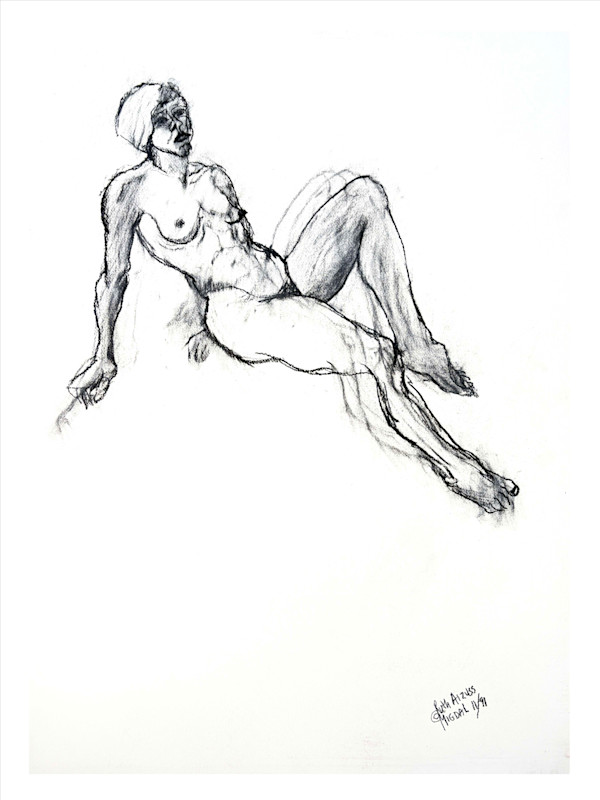 Lounging Figure by Ruth Aizuss Migdal