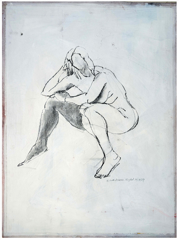 Crouching Figure #68 by Ruth Aizuss Migdal