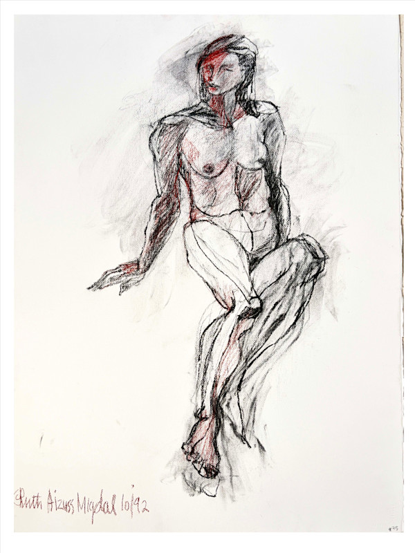 Seated Figure #75 by Ruth Aizuss Migdal