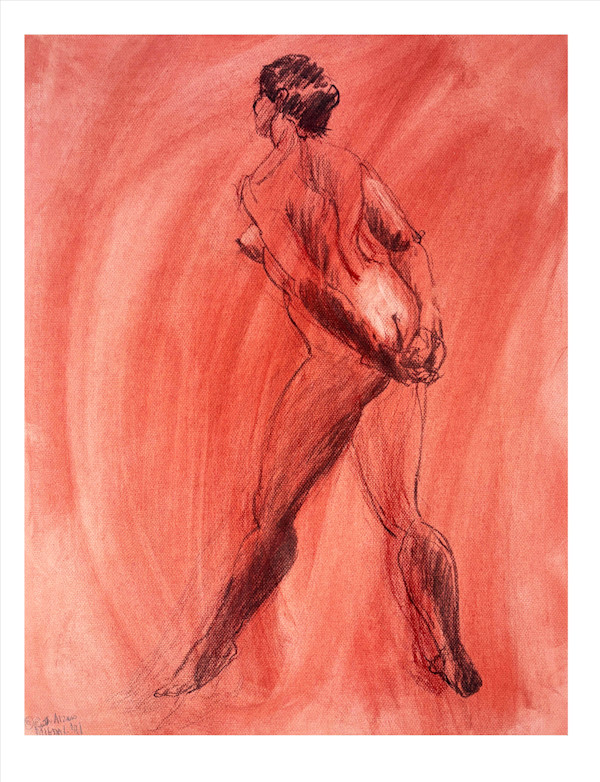 Strolling Figure #71 by Ruth Aizuss Migdal