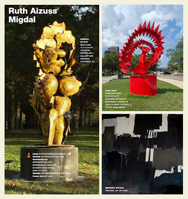2026 March/April Destination Issue on Sculpture Magazine by Ruth Aizuss Migdal