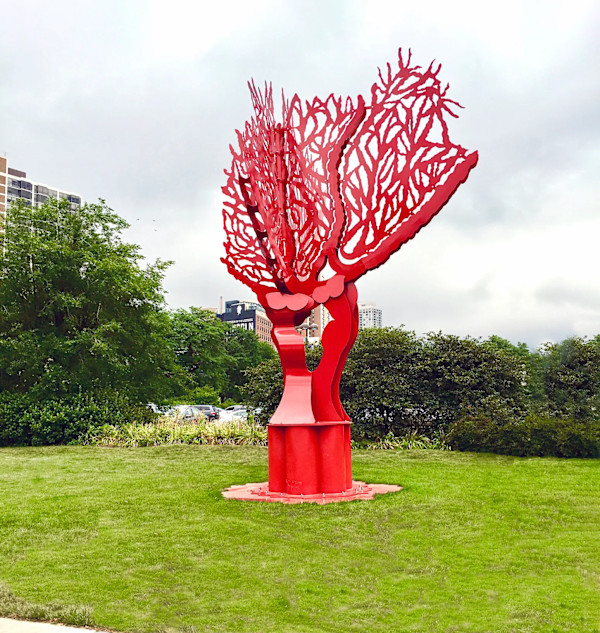 Red Tree by Ruth Aizuss Migdal