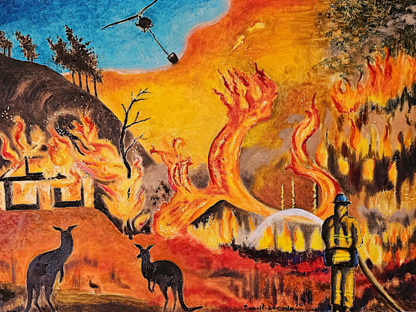 Incendie by benoit leroux