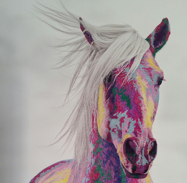 INK HORSE - Limited Edition Print - FRAME OPTIONAL by Hayley Kathleen Burton