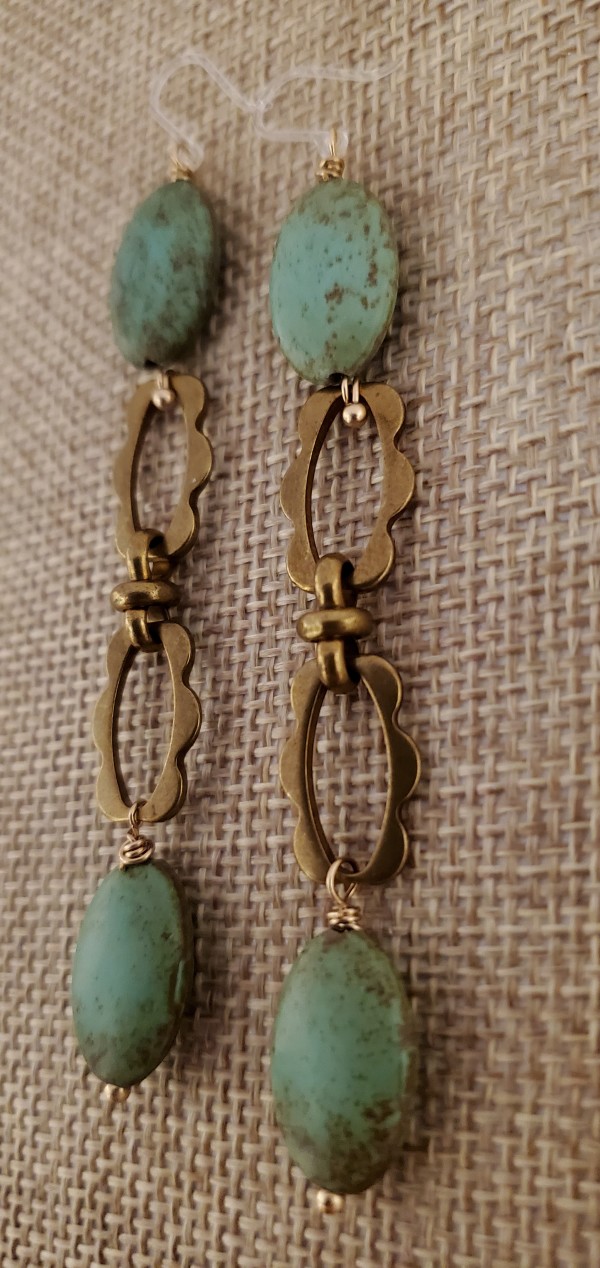 Magnesite & Brass by Hayley Kathleen Burton