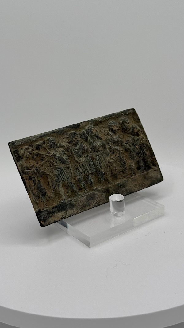 Roman Bronze Votive Offering Plaque 1st Century