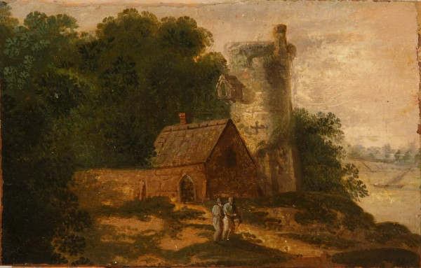 “Figures by the Cottage” by Paul Bril