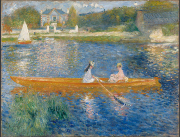 “Banks of the Seine at Asnieres” Homage by Pierre August Renoir