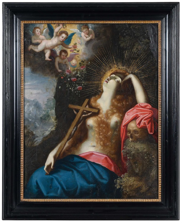 ‘Mary Magdalene in Ecstasy” by Follower of Jacques Bellange, Circle of Hendrick de Clerck