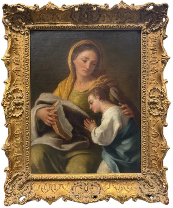 "The Education of the Virgin" by Unknown