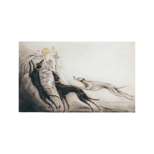 “Coursing” by Louis Icart