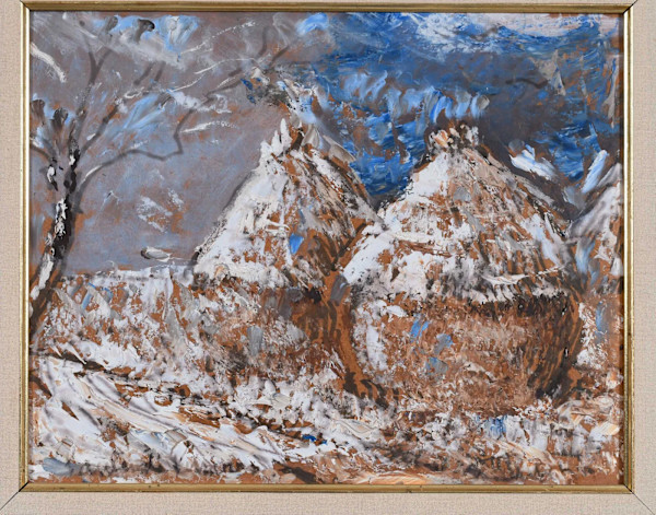 Les Melules en Hiver by Paul-Emile Pissarro