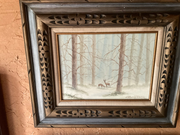 Winter Wooded Landscape by Bobby Porter