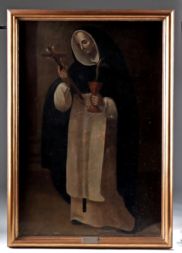 “San Luis Beltran” by Joseph Garcia (also Jose Garcia el Hidalgo, Jose Garcia Hidalgo, Josef Garcia Hidalgo - Villena, Spain 1646 - San Felipe, Chile 1719)