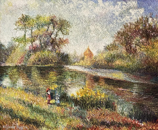"Le Moulin de Graffeuil" by Hugues Claude Pissarro