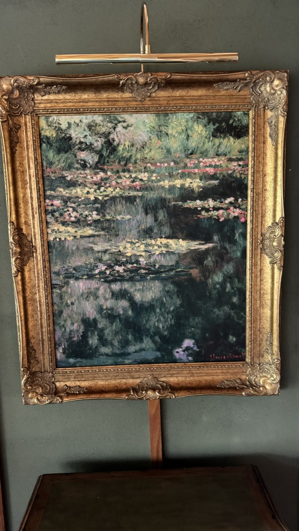 “Water Lilly Pond” by Reproduction Claude Monet