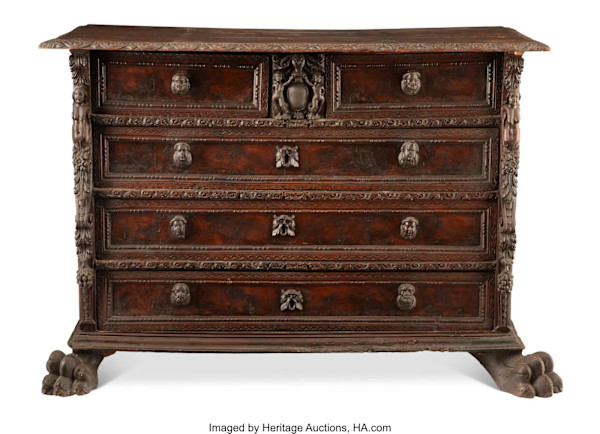 An Italian Renaissance Carved Walnut Bambocci, Third quarter 16th