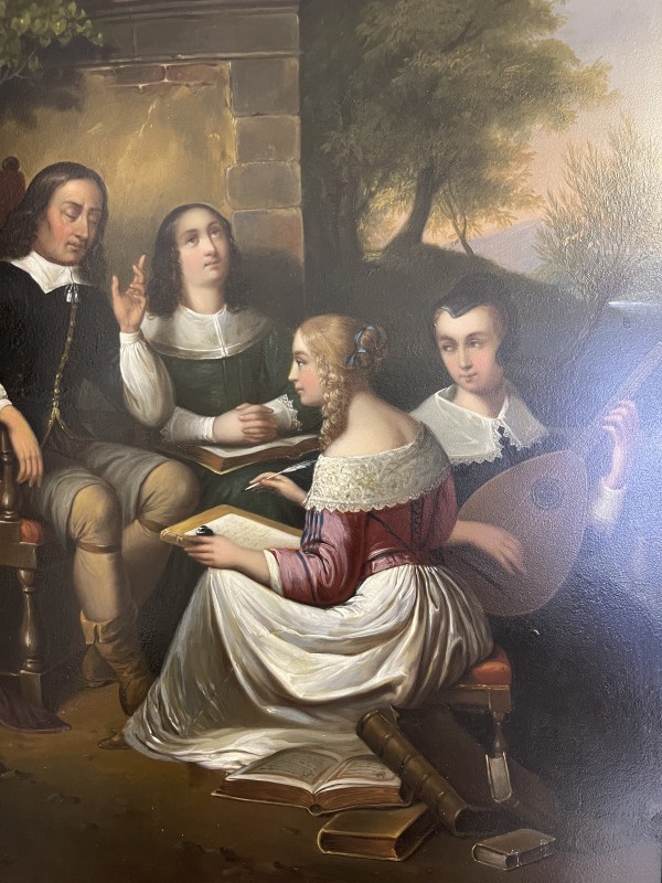 “John Milton Dictating Lost Paradise To His Daughters”