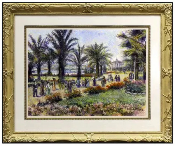 “Garden in Cannes” by Hugues Claude Pissarro