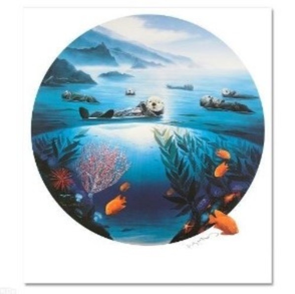 "Sea Otters" by Robert Wyland