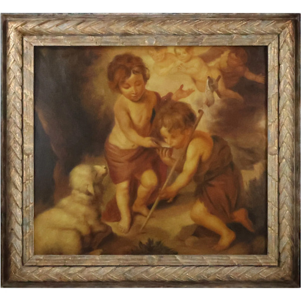 “The Holy Children” by Bartolomé Esteban Follower of