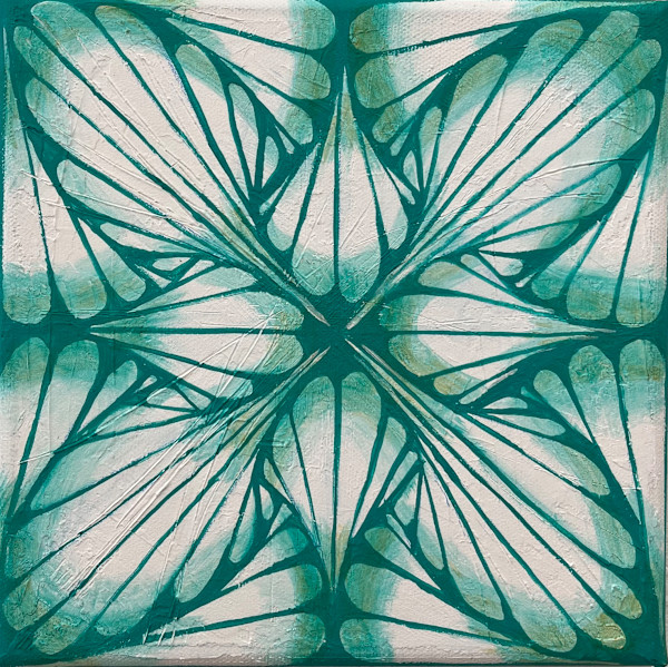 Kaleido - Cobalt Teal Blue by Francesca Sganzerla, Image 1.