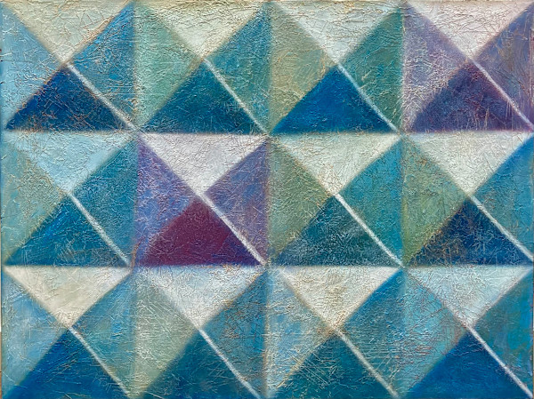 Diamond Composition - Blue by Francesca Sganzerla, Image 2.