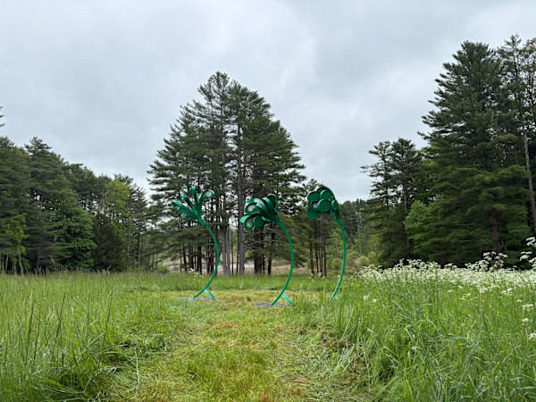 Green Squirt  from Windswept    ( 1 of 3 units, each slightly different) by Vivien  Collens