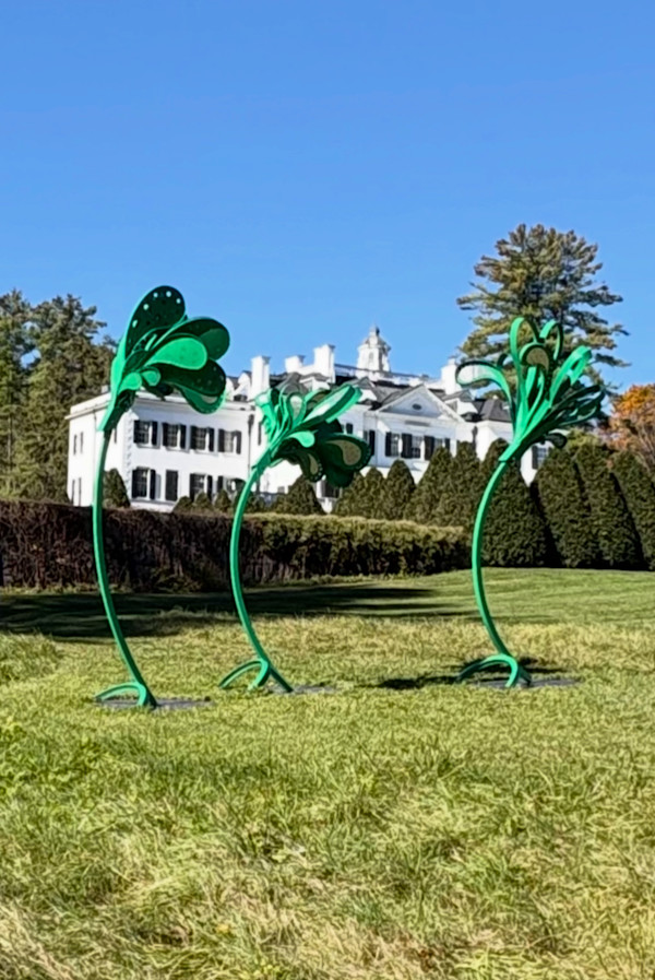 Green Squirt  from Windswept    ( 1 of 3 units, each slightly different) by Vivien  Collens