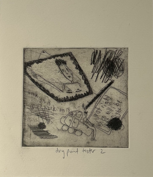 Drypoint Tester #2 by Drue Leahy
