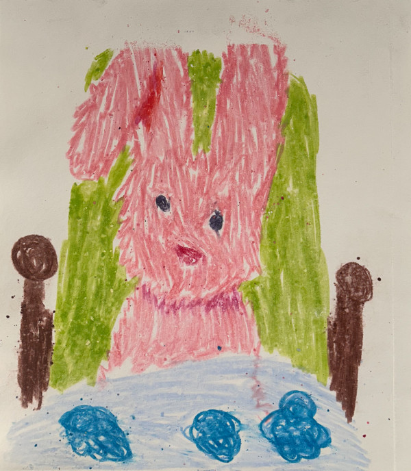 Pink Bunny by Drue Leahy